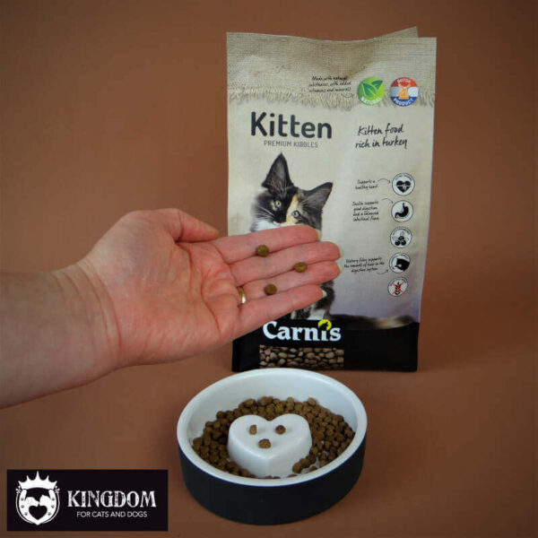 Carnis, natuurlijke, graanvrij kattenvoer voor kittens.
