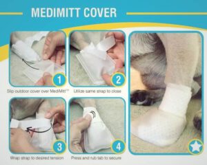 PawFlex Medimitt waterbestendige hoes