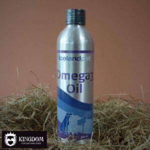 IcelandPet Omega 3 Oil uit ansjovis en sardientjes.