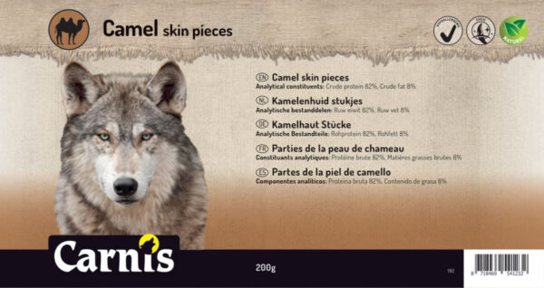 Dog snack Camelskin pieces