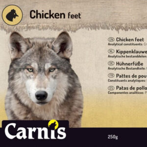 Snack voor Hond Carnis gedroogde Kippenklauwen