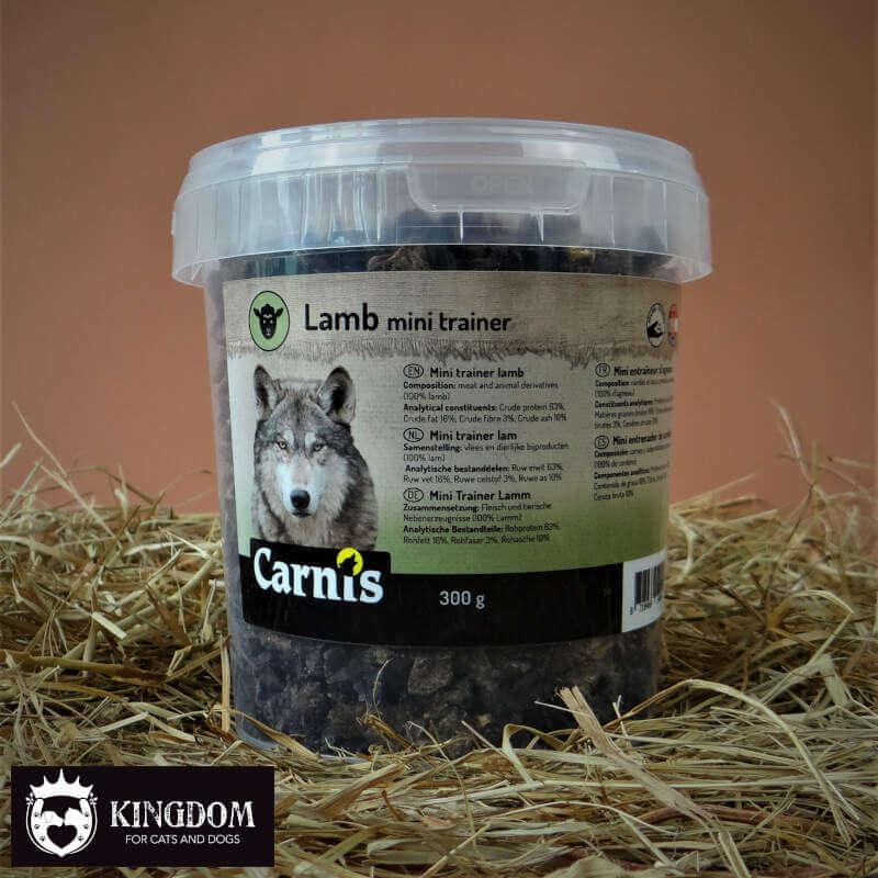 uitvinden Tektonisch analoog Carnis Lamsvlees Crunchy/mini trainers | Kingdom for Cats and Dogs