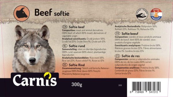katten honden snoepje/trainer 99% rund