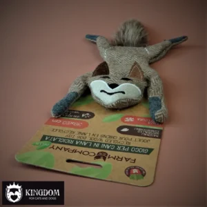 Stuffing free squeak COYOTE van gerecyclede wol