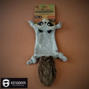Stuffing free squeak toy van gerecyclede wol