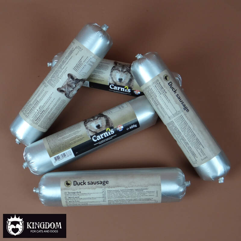 Carnis Gestoomde vleesworst Eend 400g