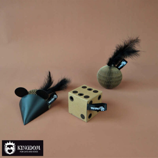 Cadeau set kattenspeelgoed, district 70