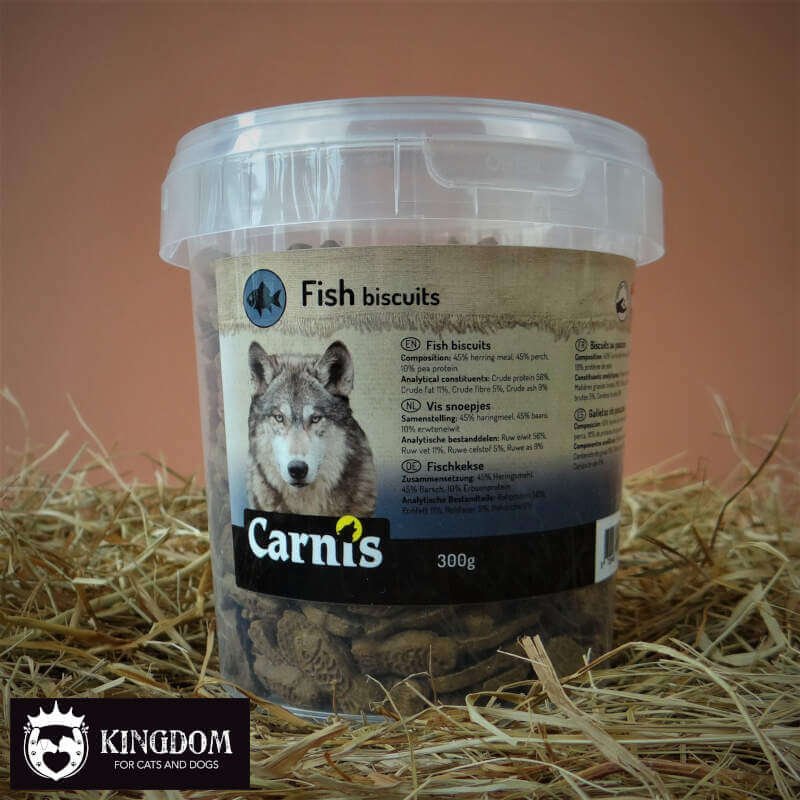Snack voor Hond & Kat Carnis Vis trainer is een Nederlands product.
