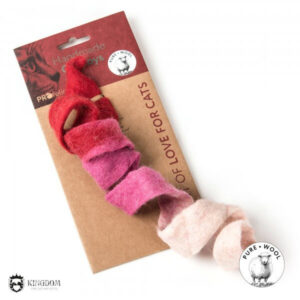 Kattenspeeltje wollen krul verwisselbare hanger voor kattenhengels.