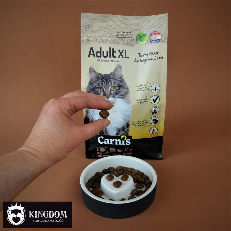 Carnis natuurlijk kattenvoer Kalkoen XL-brok