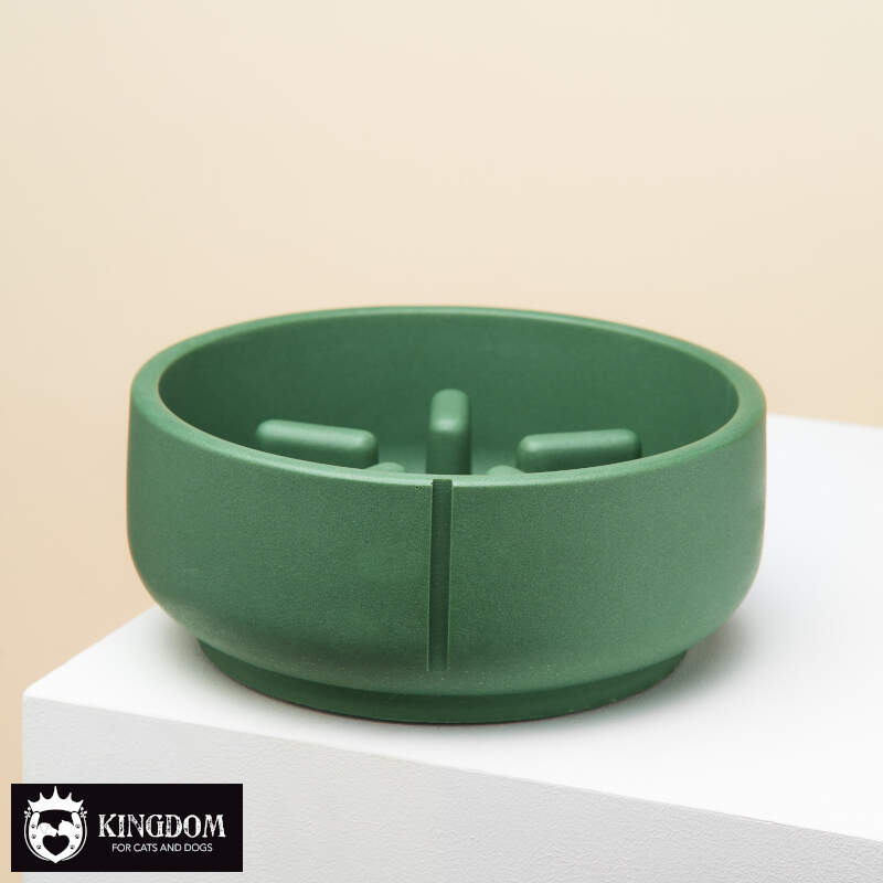 PINO pets slow feeder Medium in de kleur Duck Green