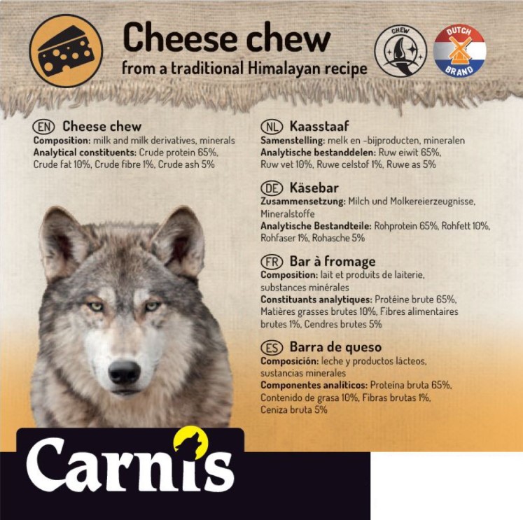 Honden kauwsnack Kaas staaf