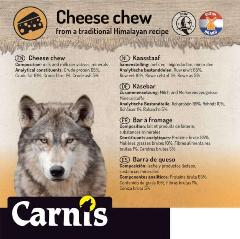Honden kauwsnack Kaas staaf