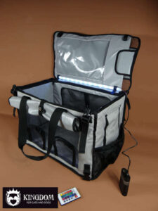 AniSec verzorgingstas met ledstrip voor werklicht of rustgevend licht.