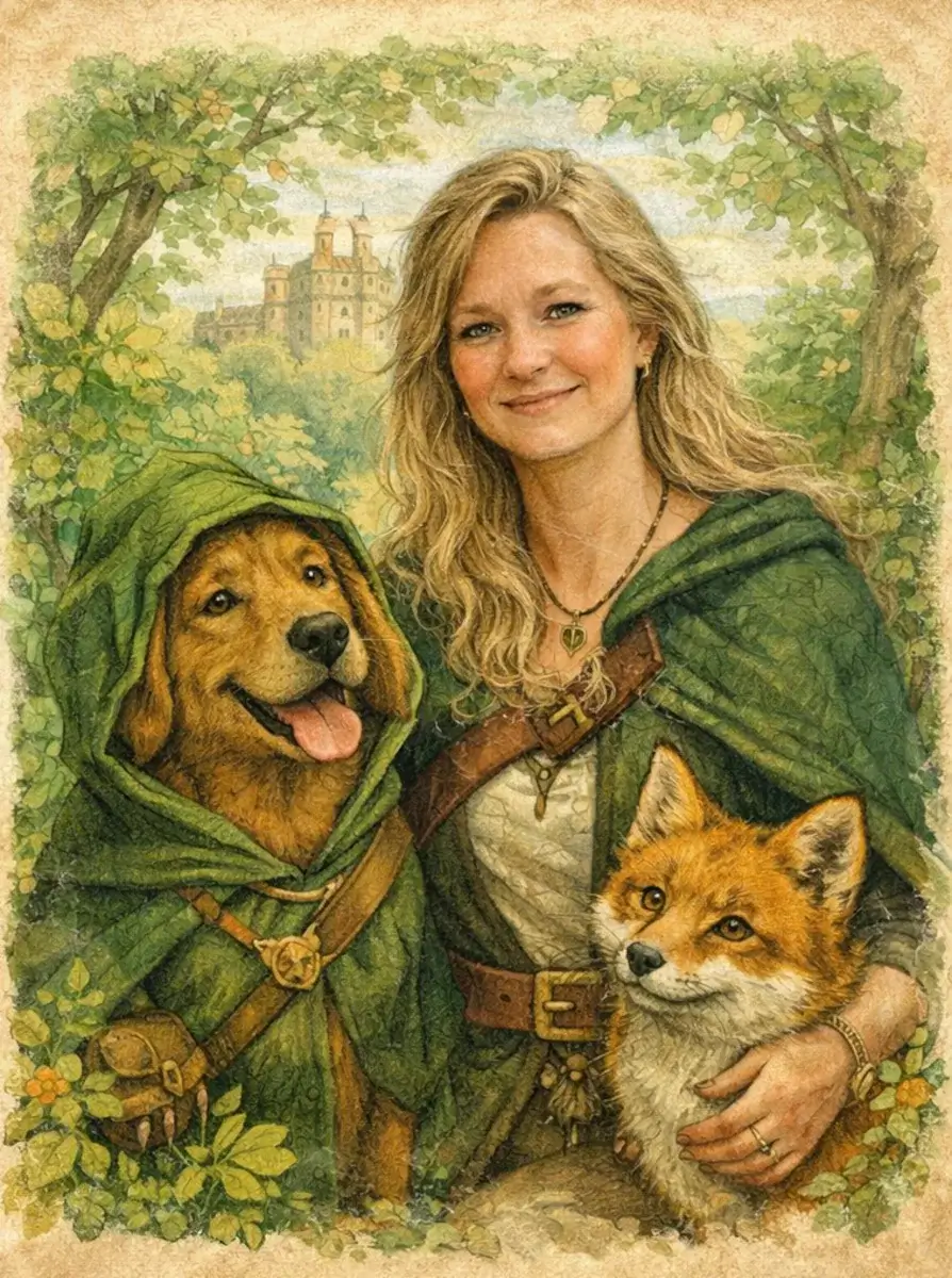 Beste gelijkenis van Annouk als beschermvrouwe